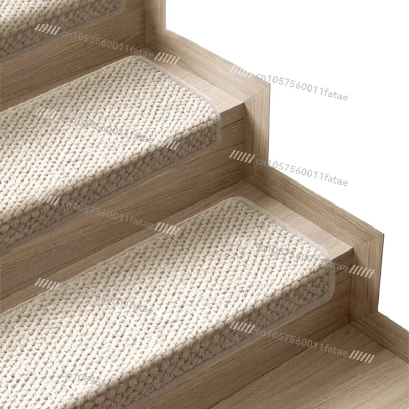 

Wool Stair Step High-end Glue-free Self-adhesive Floor Household Step Non-slip Curved Carpet Foot Mat