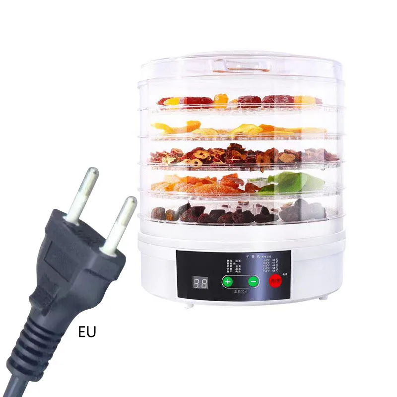 Small transparent Food grade dehydrator heating fruit and vegetable fruit pet meat dryer household dried fruit machine