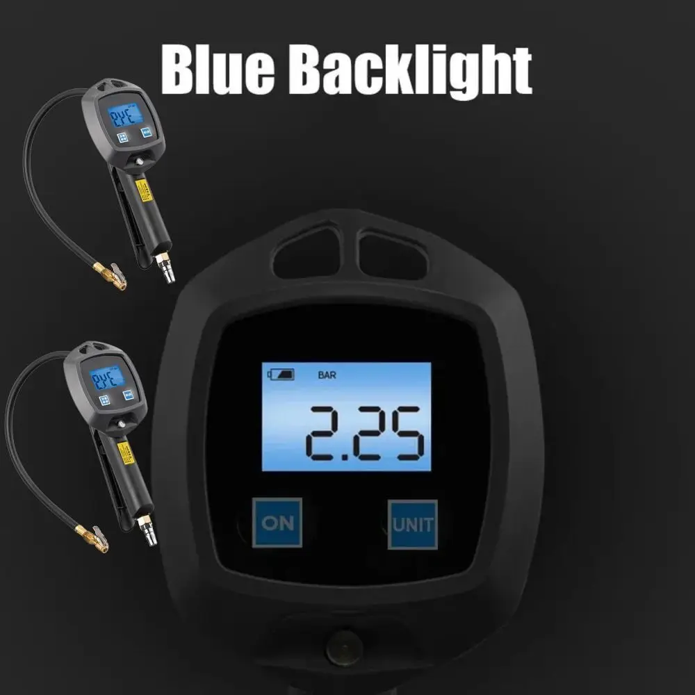 

Digital 0-255 Psi Tire Pressure Gauge High-precision Monitoring 18 Bar Tester Tire Air Pump LCD Monitor Car Repair Tools Inflate