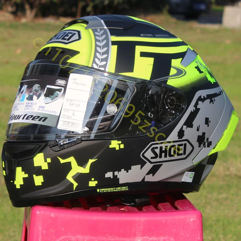 Motorcycle Full-face Helmet SHOEI X-14 Helmet X-SPIRIT III X-Fourteen Sports bicycle racing helmet Man TT Races,Capacete