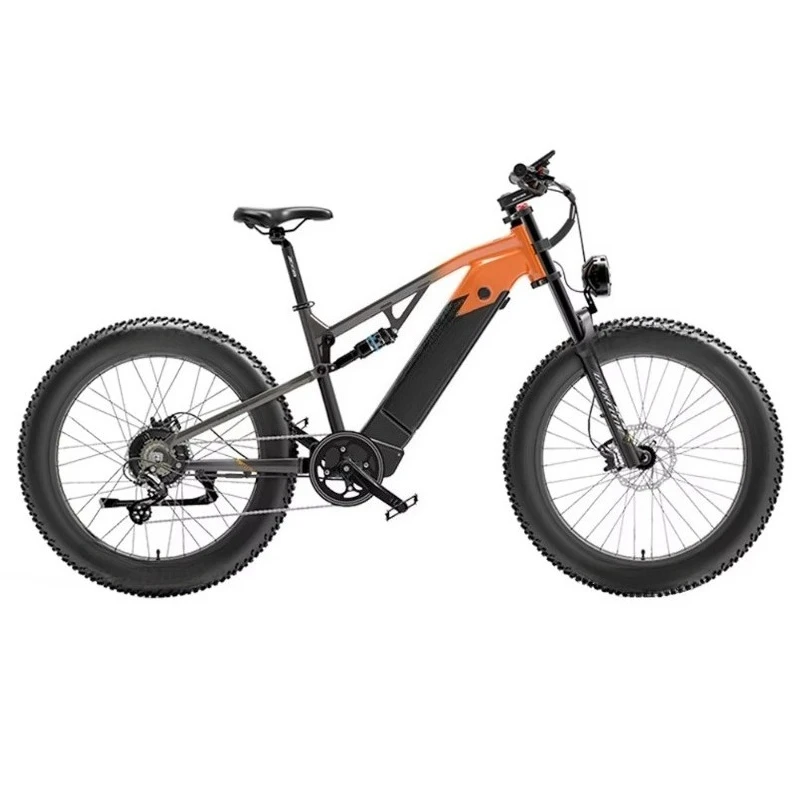 BR LANKELEISI RV800 Electric Bike 26*4.0'' Wheel 48V 750W Bafang Motor 52km/h Max Speed 20Ah Battery 120-150km Range