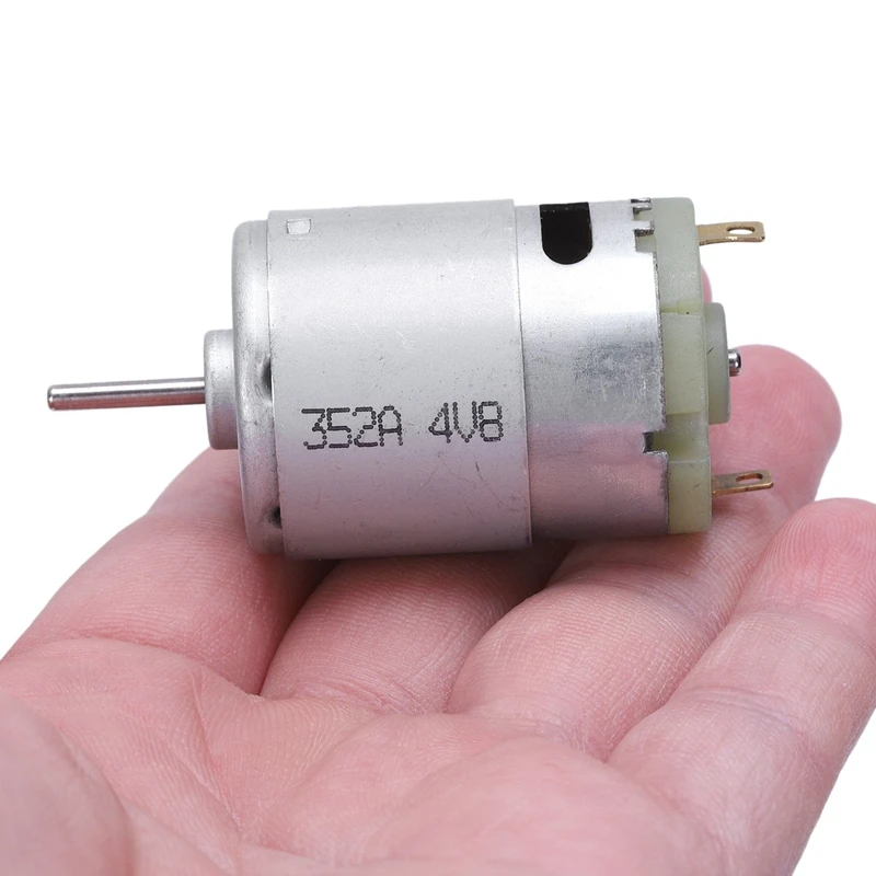 3X RS380 DC 1.5-18V 30000RPM Mini Motor 38X28mm For RC Model Toys DIY, Silver