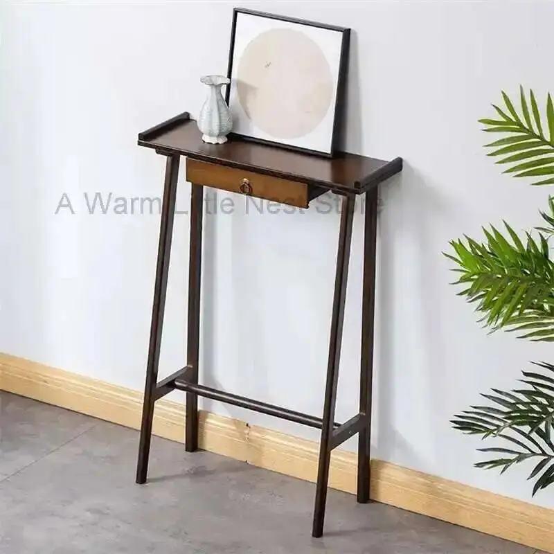 

New Tables Chinese Console The Wall Against Entrance Cabinet Living Room Small Narrow Table Hallway Console Table Wiith Drawer