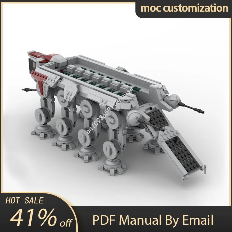 

1468PCS MOC All Terrain Open Transport Star Battle Model Building Block Diy Creative Assembly Educational Bricks Toys Kid Gift