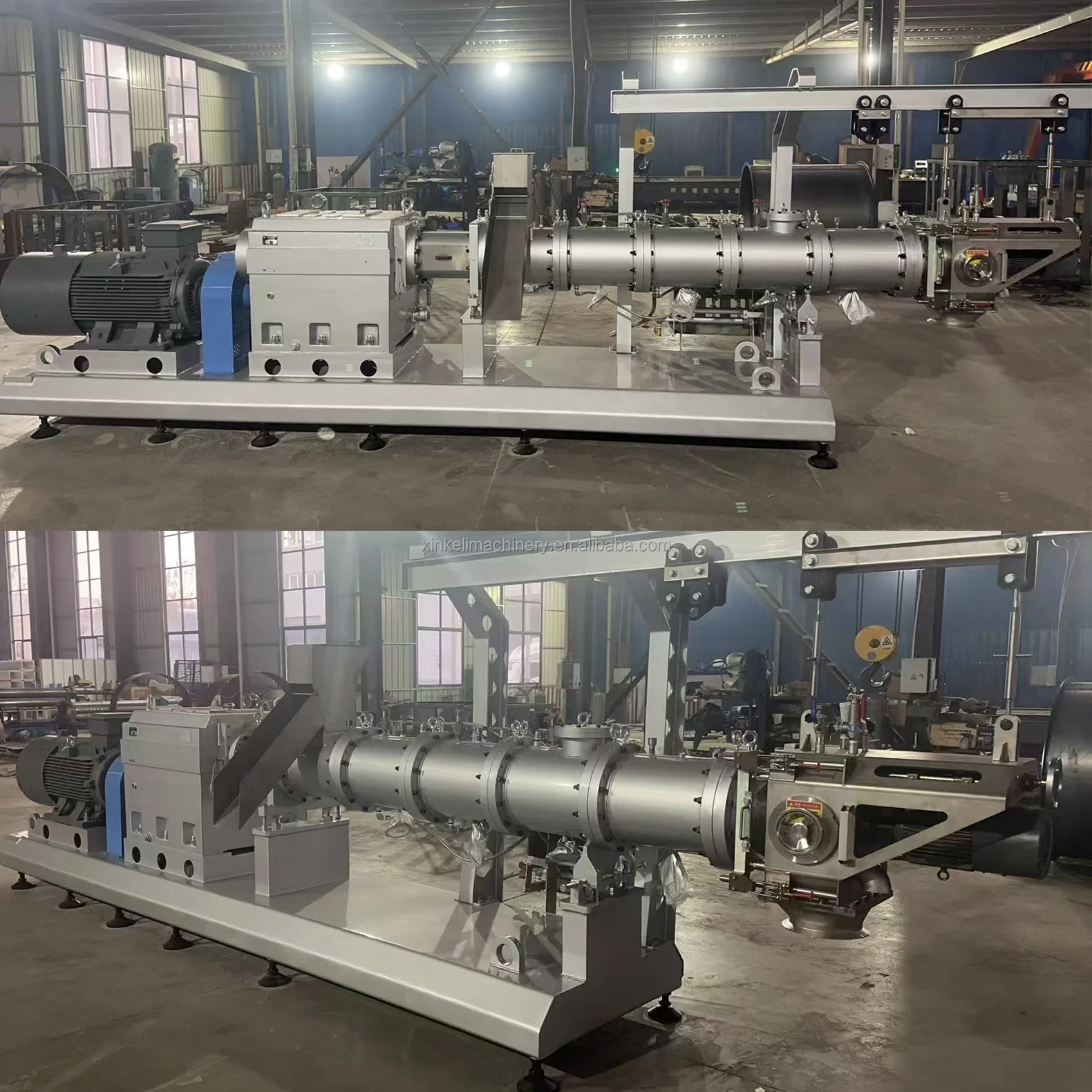 Pet Food Floating Fish Feed Pellet Production Processing Making Machine Big Capacity Commercial Multifunction