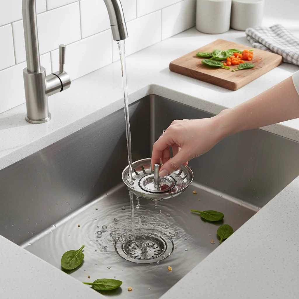 

New Stainless Steel Kitchen Sink Strainer Replacement Waste Basin Drain Filter For Bathroom Sinks Basins Protector Waste Filter