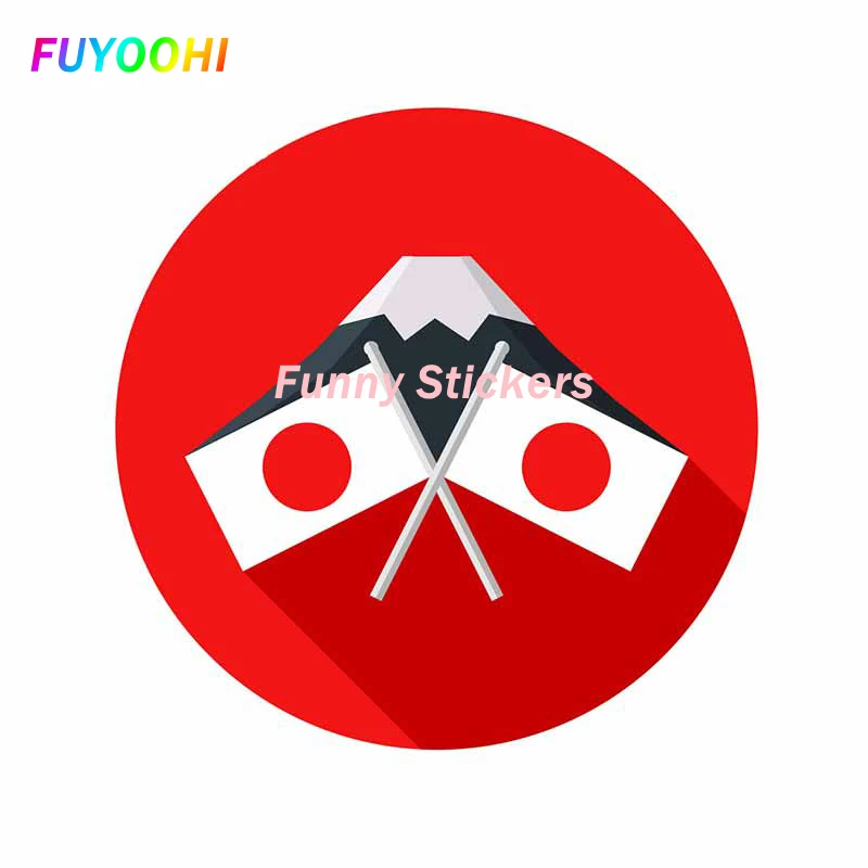 FUYOOHI Play Stickers Japanese Landscape PVC Car Stickers Campervan Decal Motorcycle Vinyl Car Wrap Waterproof Sunscreen Sticker