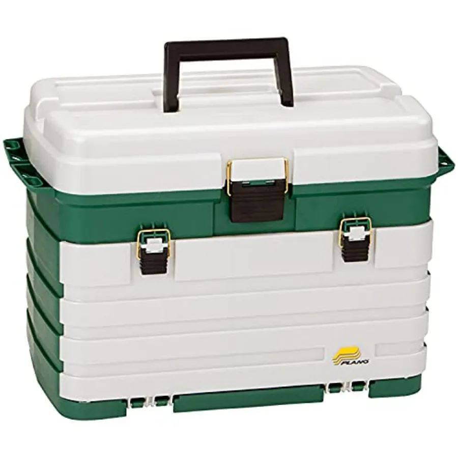 

4-Drawer Tackle Box Green Metallic/Silver, One Size