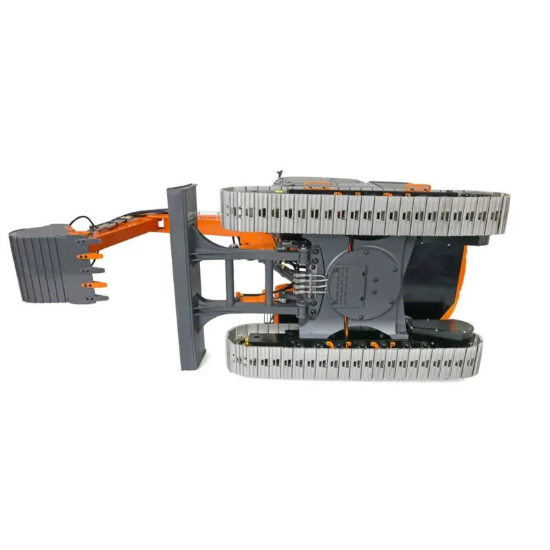 LESU 1/14 Metal Hydraulic RC Excavator Model Aoue ET26L PL18EV Valve Smoke Motor Outdoor Toys THZH1268