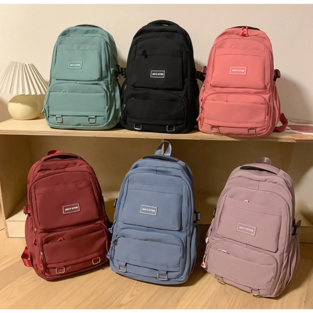 Schoolbag For Girls Large Capacity Backpack Nylon Waterproof Backpack College And High School Schoolbag Literary Women Backpack