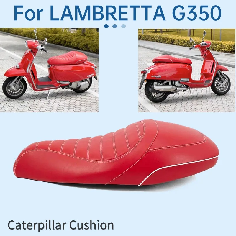 

For LAMBRETTA G350 G 350 Modified Motorcycle Seat Caterpillar Seat Cushion Hump Seat More Comfortable