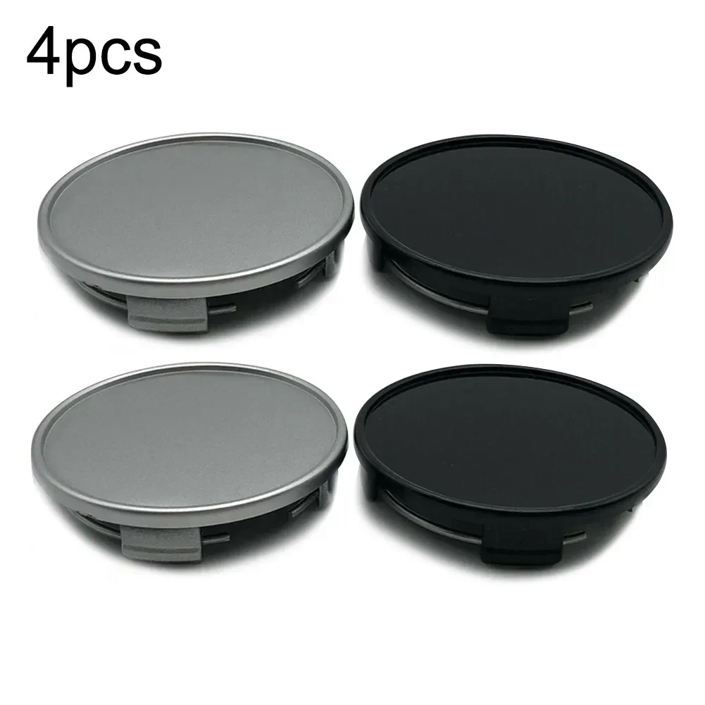 High Quality Practical Wheel Hub Cap Vehicles 4PCS 65MM Car Trucks Tyre Center Cover Front & Rear Kit Moulding