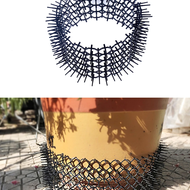 (Verano6) Estera para dispersión de gatos para jardín, estera repelente para perros y gatos, estera disuasoria con puntas, suministro de jardín