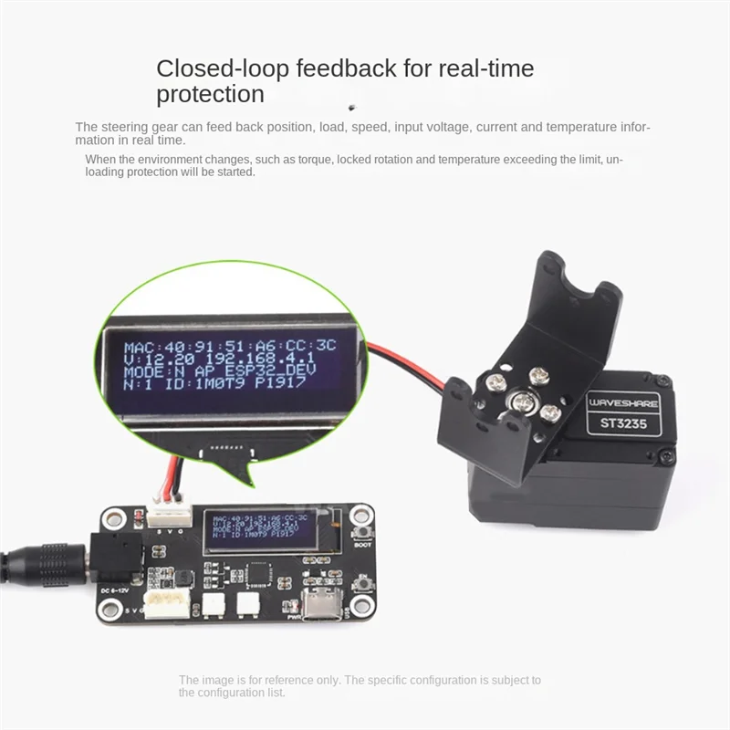 

Waveshare Servo 30Kg.Cm High Precision High Torque Programmable 360° Magnetic Encoder Serial Bus Servo