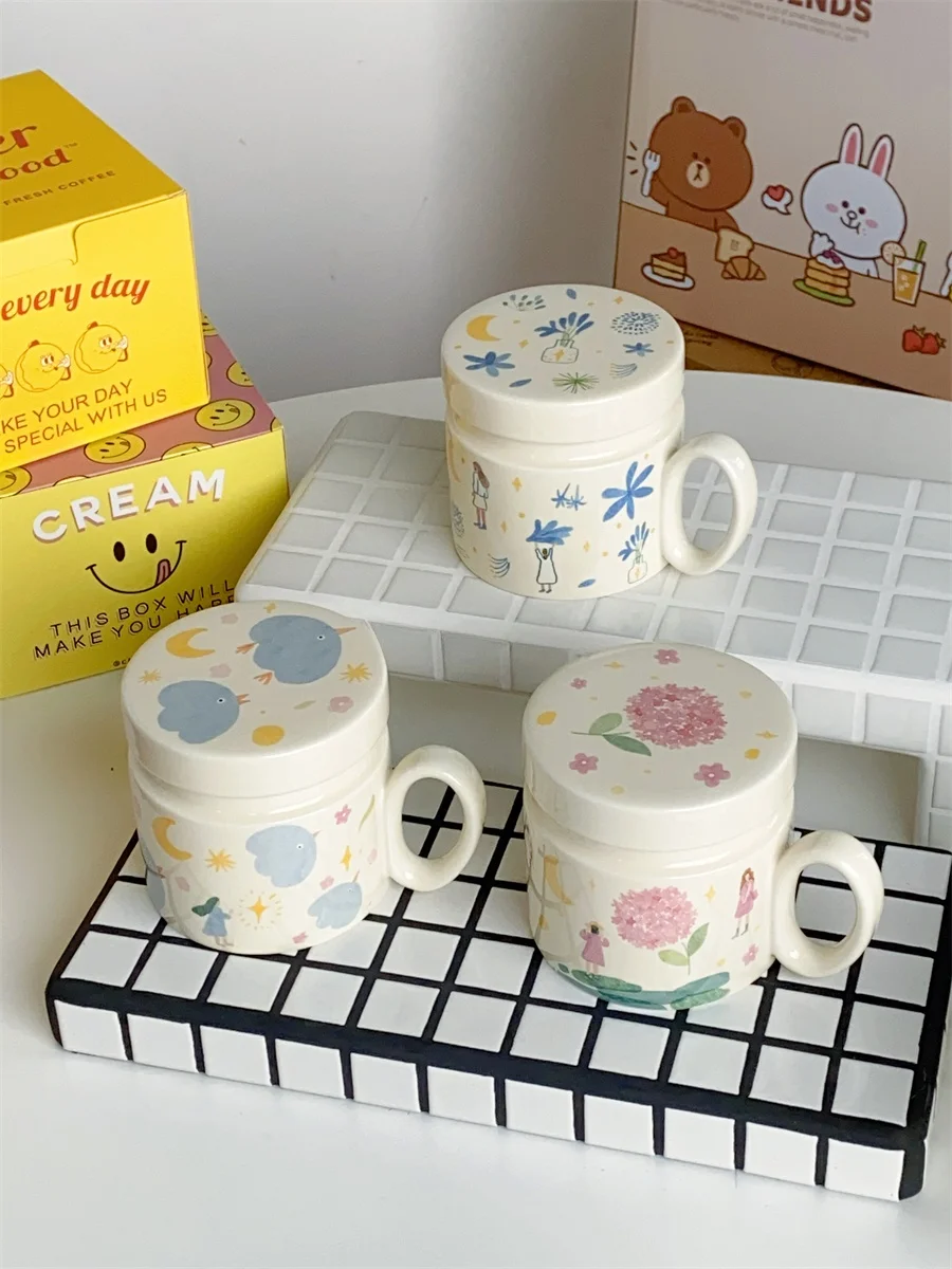 

Серия кружек Cute Fat Bird: Забавная кружка FunLife Ins, милая чашка для сока/воды в корейском стиле, объем 30-400 мл, универсальная.