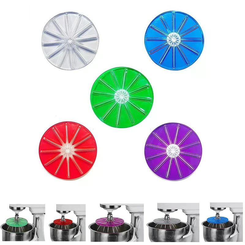 Blender Cream Scraper Accessory Anti-Splatter Baffle Stand Mixer Heads Scraper Attachments Wipers for 6-Wire Whisks
