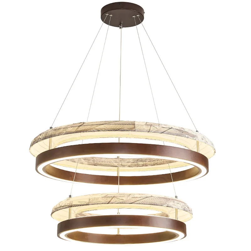 

Living room lamp Modern minimalist atmosphere, light luxury high-end atmosphere, Italian minimalist ring chandelier