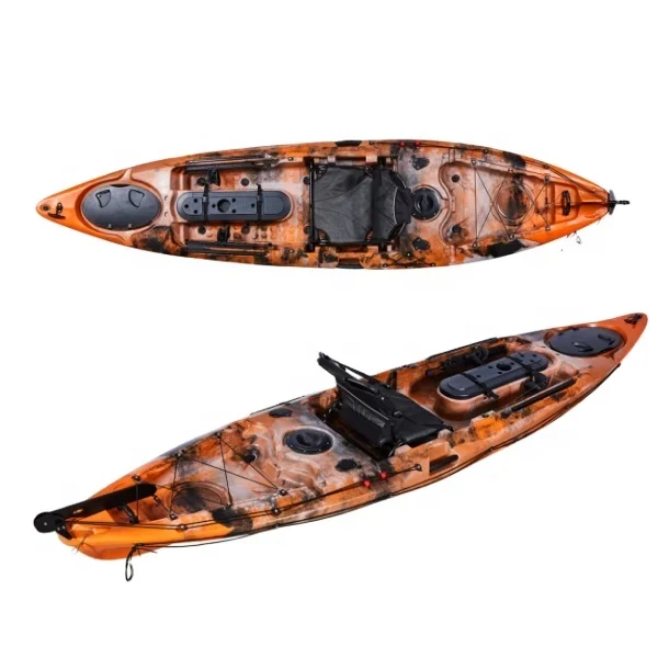 

Top Grade Sea Boat Fishing Kayak 3.95m Plastic 1 Person 1 Seater With Kayak Accessories