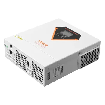 Hybrid Solar Inverter, 3500W, All in One Pure Sine Wave Power Inverter Charger, 24V DC to Single-Phase 220/230V AC, with