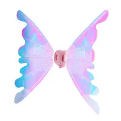 Pet Electric Butterfly Wings Easy to Clean Pet Wings Glowing Princess Fairy Wings with Music Light Moving Cosplay Demon