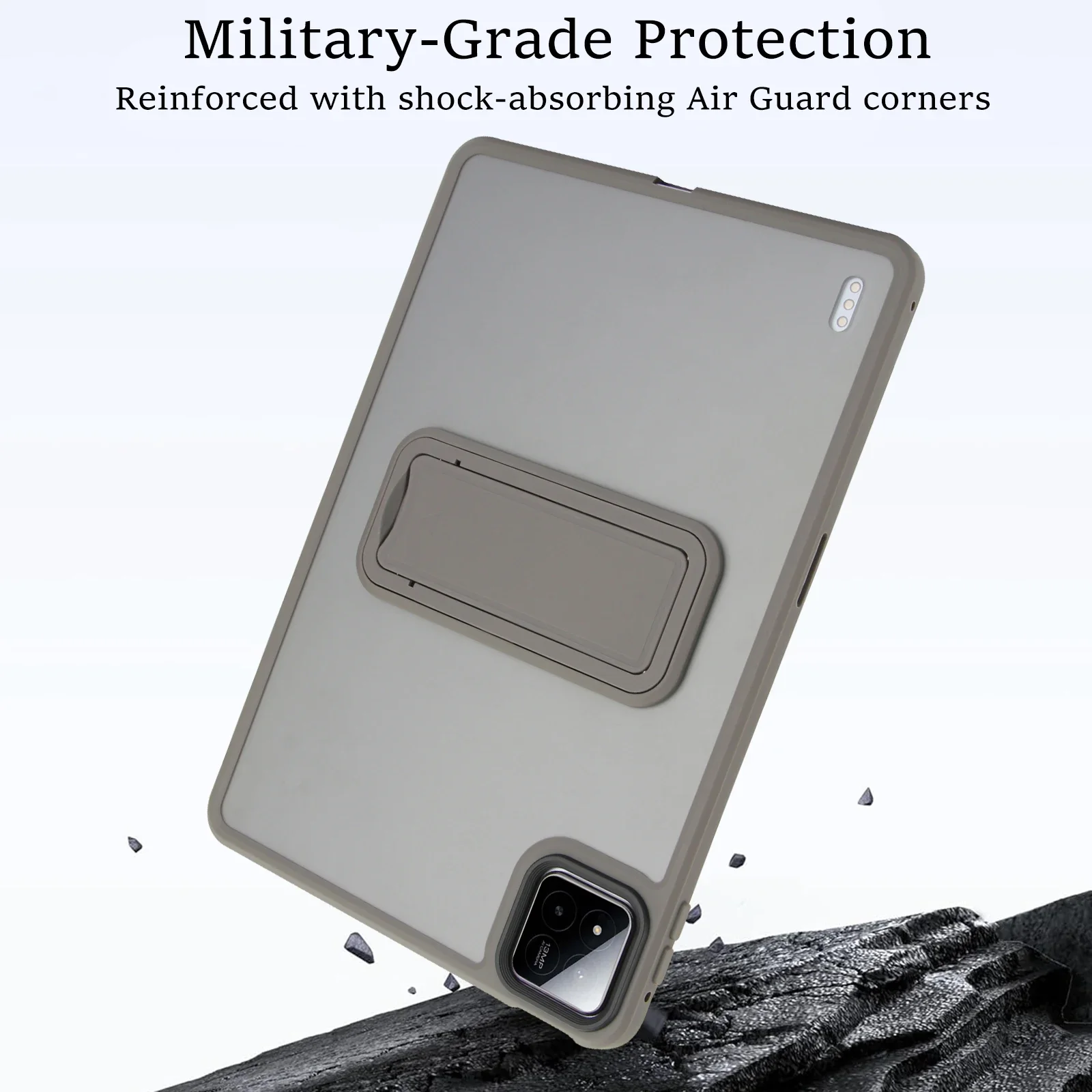 Przezroczyste etui z podstawką do tabletów Xiaomi MI Pad 8 7 6 5 Pro 6S 7S oraz Redmi K Pad Pro SE 11 8.7 12.1, matowe etui z funkcją stojaka. — zdjęcie produktu 5