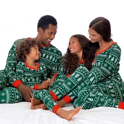 Conjunto de pijama de Natal familiar, mãe e filhos parecem loungewear, pijamas pijamas de bebê, roupas de família, pijamas, venda quente, inverno