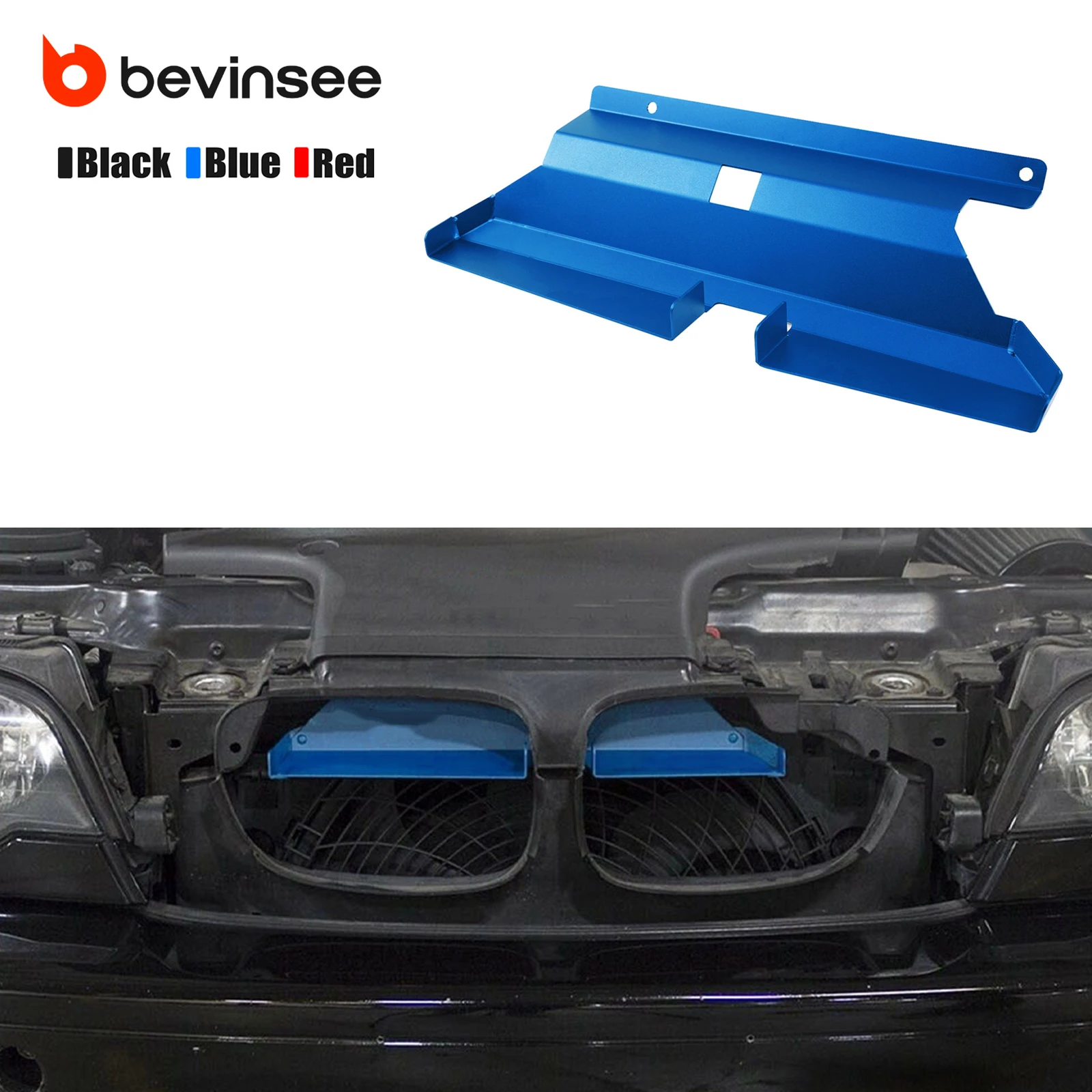 

BEVINSEE Cold Air intake Intake Scoop for BMW E46 316i 318i 320i 323i 325i 328i 330i 325ci 325xi 325ti 328ci 330ci 330xi