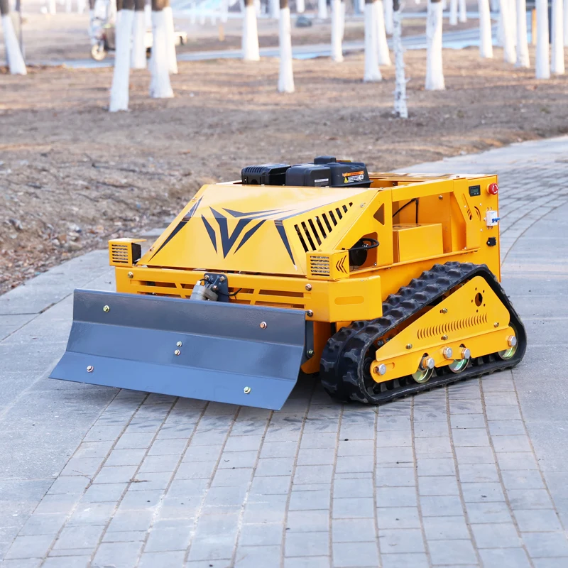 

Customized Remote-Controlled Self-Propelled Track Lawn Mower - 4-Stroke Industrial Grade Flail Mowing Equipment