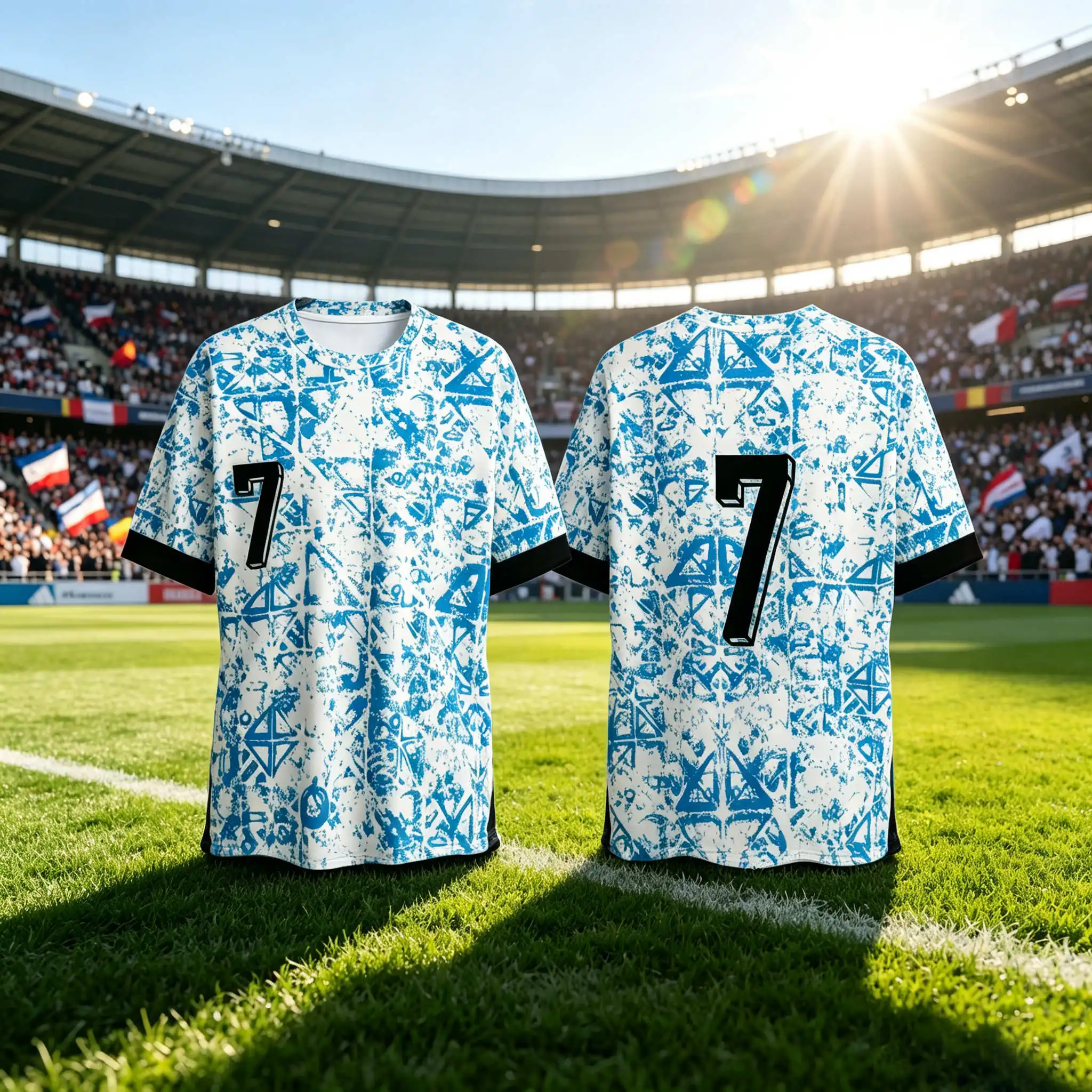 Men's fan sports short sleeved number 7 legendary figure printed T-shirt