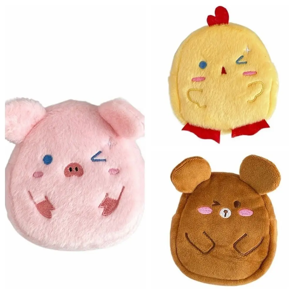 Cartoon Coin Purse New Chicken Pig Animal Plush Cable Bag Cute Children Lipstick Pack