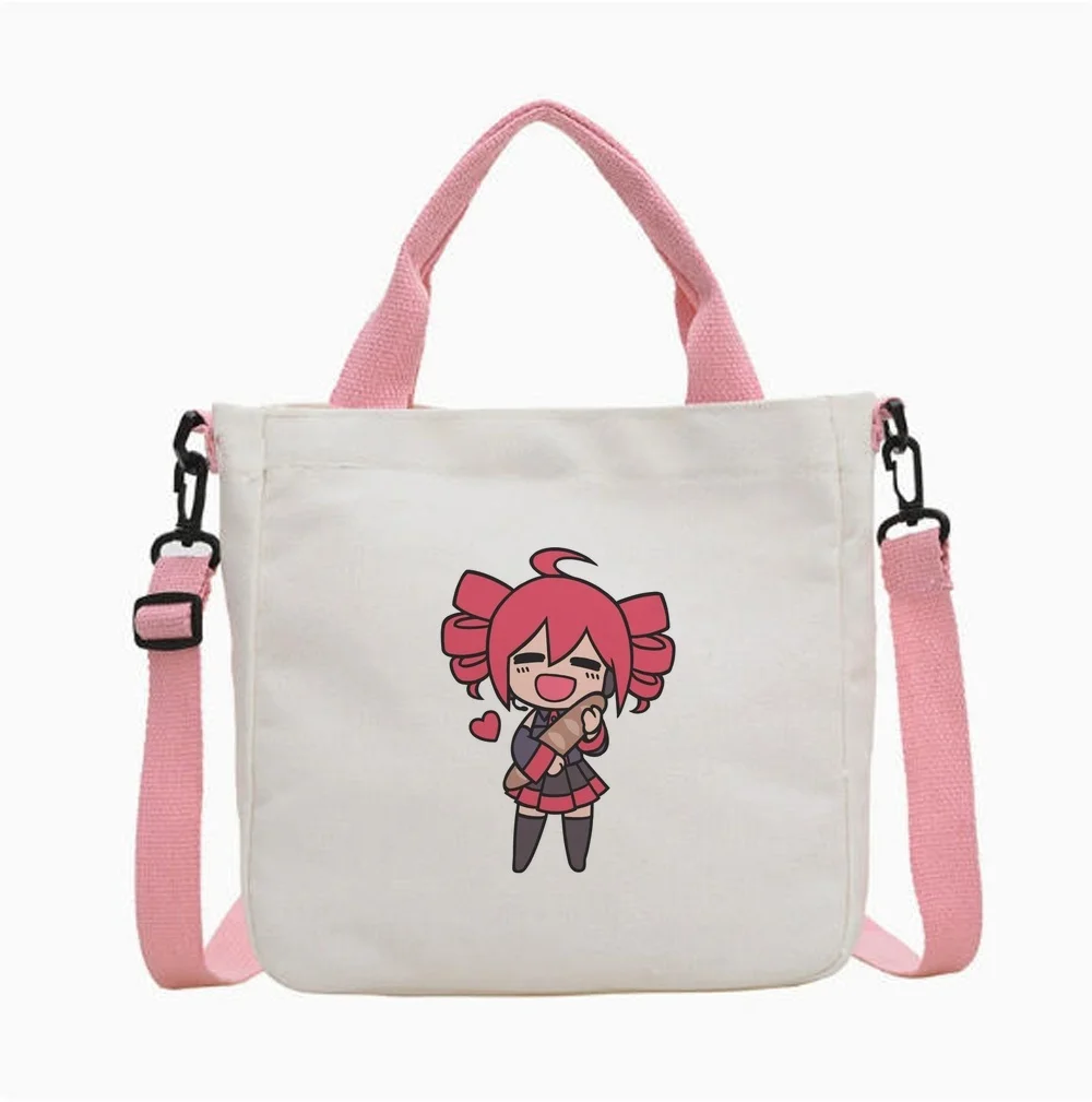 Kasane Teto Tragetasche, Stofftasche, Totebag, Y2K, Einkaufstasche, Canvas, Damen – Detail 5