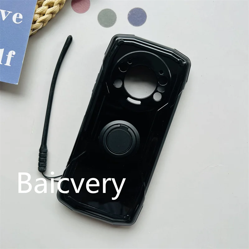 Protective TPU Soft Case Cover for Cubot Kingkong Star King Kong Star Silicone Back Bumper Shell Bag  Finger Magnetic Ring