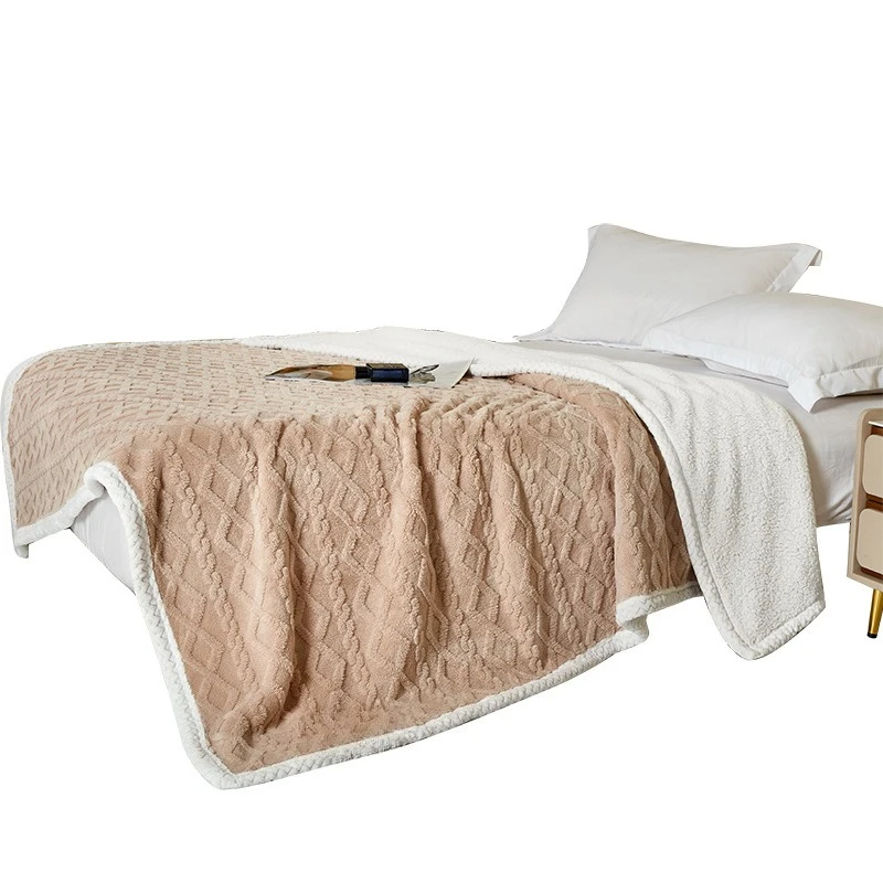 

Jacquard cotton fleece blanket