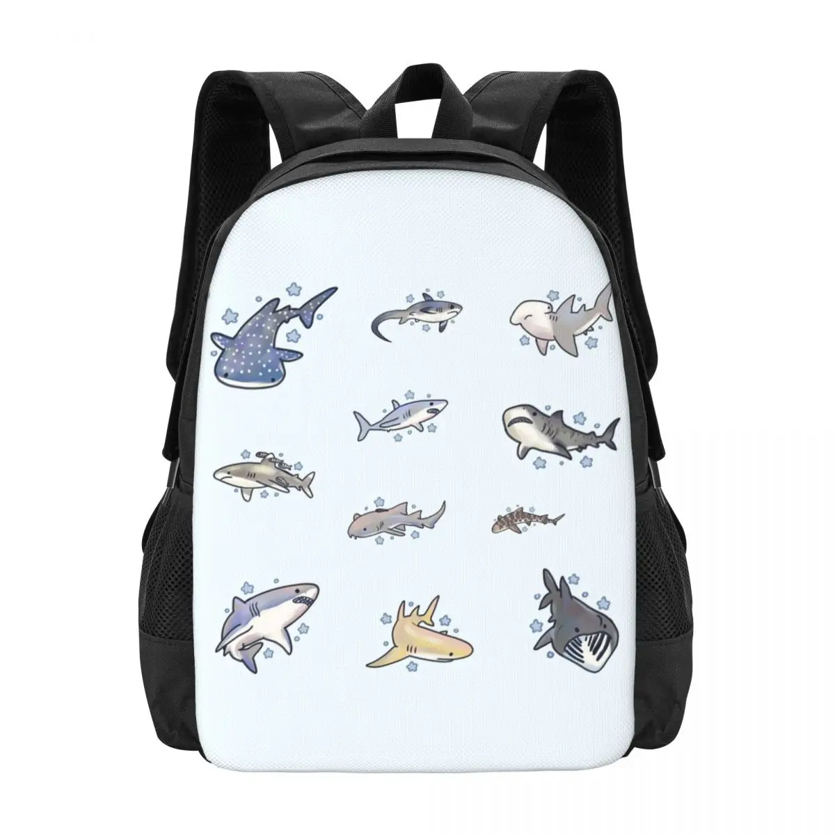 

Shark Kinds Pack Backpack Hot Sale Daypack Large Capacity Boys Girls BookBag School Bag Shoulder Bags for Men Women