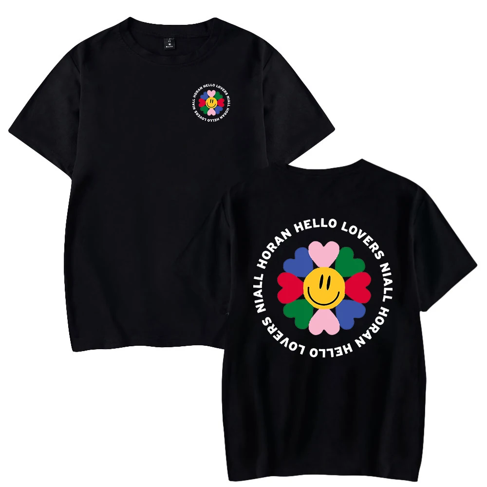 

2026 Niall Horan Hello Lovers Lavender T-shirt Crewneck Short Sleeve Tee Men Women's Tshirt Harajuku Streetwear Fashion Clothes