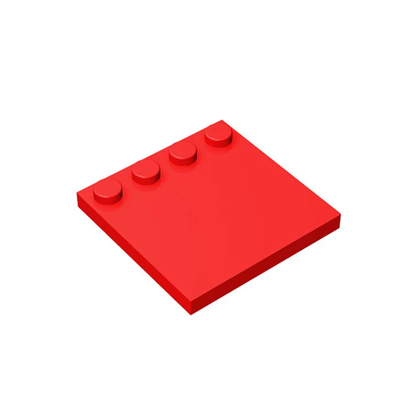 50pcs 6179 กระเบื้องดัดแปลง 4x4 Studs บนขอบอิฐคอลเลกชันจํานวนมาก Modular GBC ของเล่นสําหรับการวิเคราะห์ MOC 1 ชิ้นอาคารบล็อก