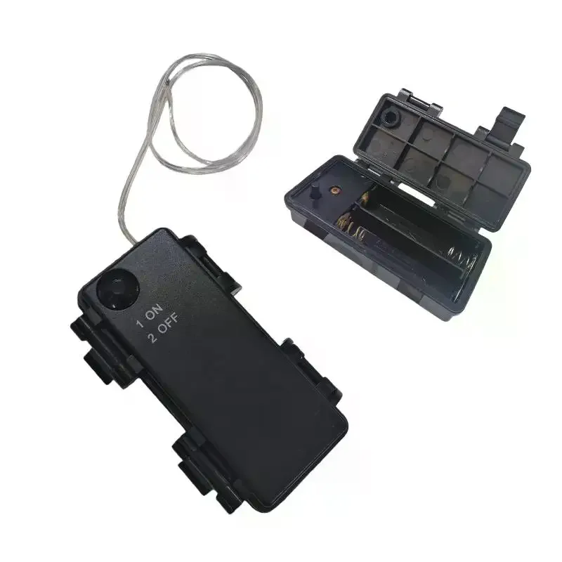 

1 шт., 2 секции, держатель для батареек типа АА, 3 В, No 5, водонепроницаемый и пылезащитный картридж для батареи с ВКЛ-ВЫКЛ, аксессуары для самостоятельного изготовления