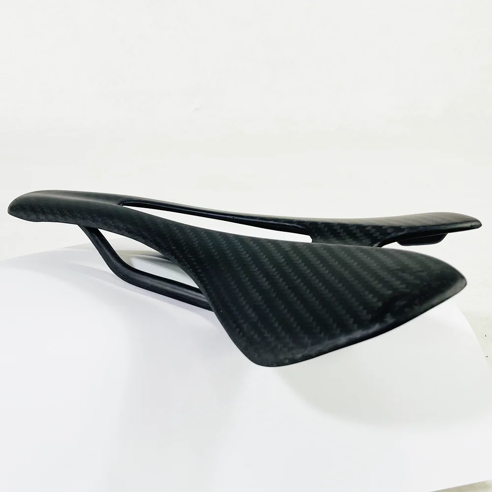 Ultraleichter 120g Carbon-Sattel MTB Rennrad Mountainbike Fahrradsattel Carbon-Sitz 3k Schwarz Matt Glänzend Fahrradteile – Detail 6