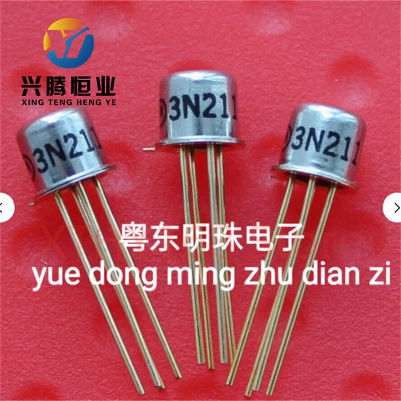 3N211 imported brand new CAN4 gold-plated 4-pin gold sealed hat tube