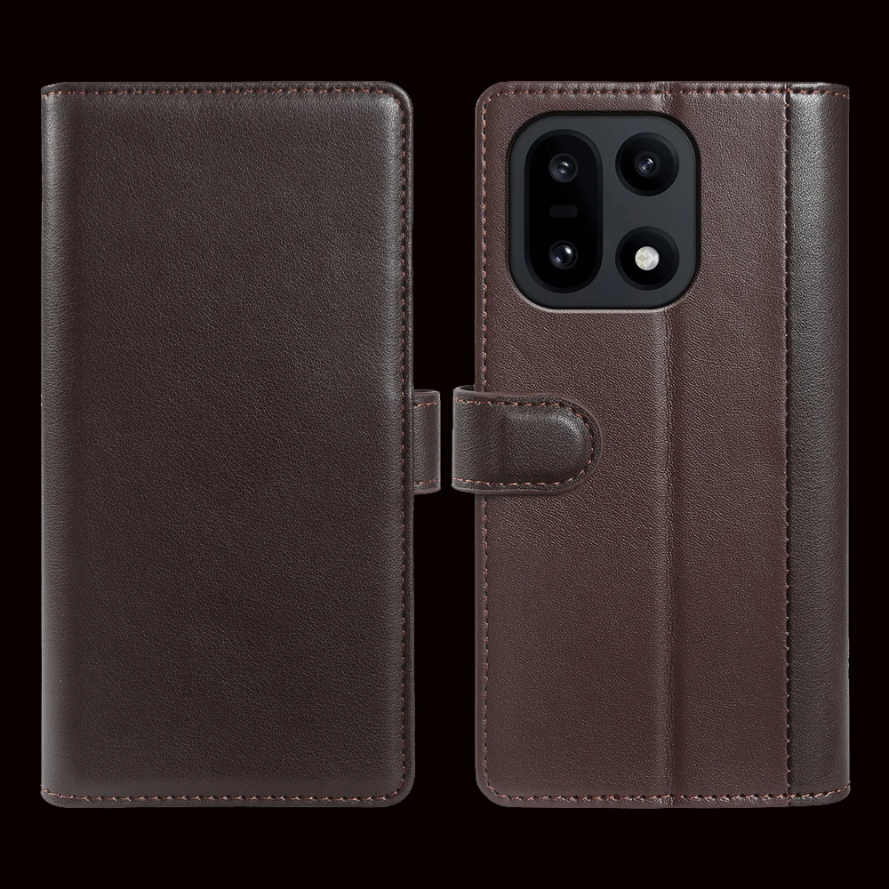 Premium Genuine Leather Flip Case For OnePlus 13 15 15R 12 12R 11 10 Pro 8T Ace 6 6T Nord 4 N10 N100 2T Phone Cases Cover Wallet