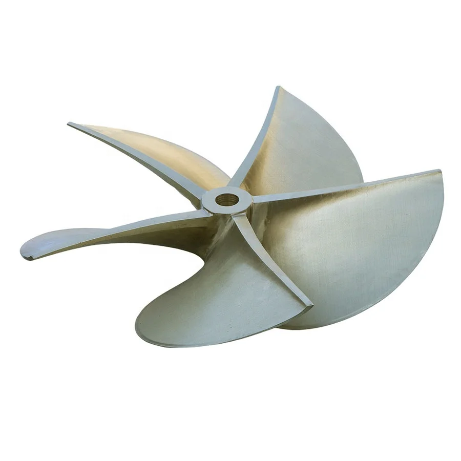 Marine 5 Blade Semi-submerged Boat Propeller For High Speed Yacht