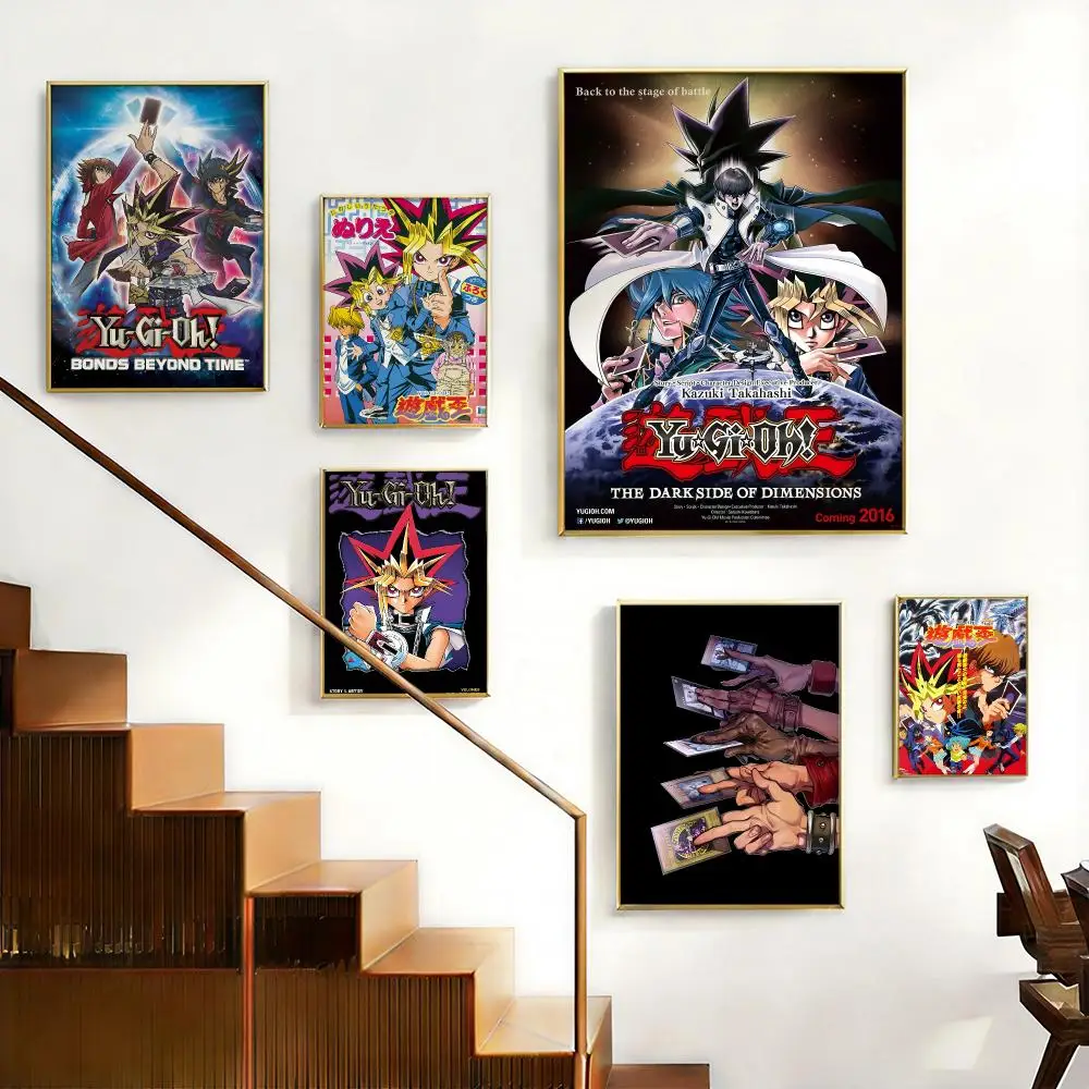 Trending Anime Y-Yu-Gi-Oh!S Poster HD Self-Adhesive No Residue After Removal Ideal for All Kinds of Wall Decor