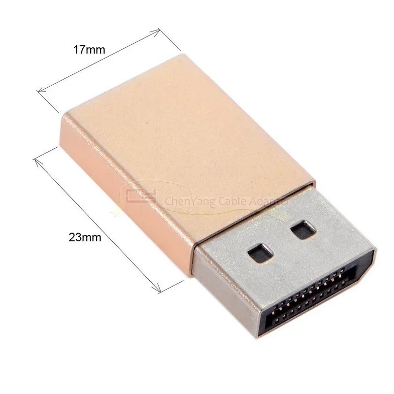 DP Virtual Display Converter Adapter Displayport Dummy Plug Headless Ghost Emulator 2560x1600p@60Hz