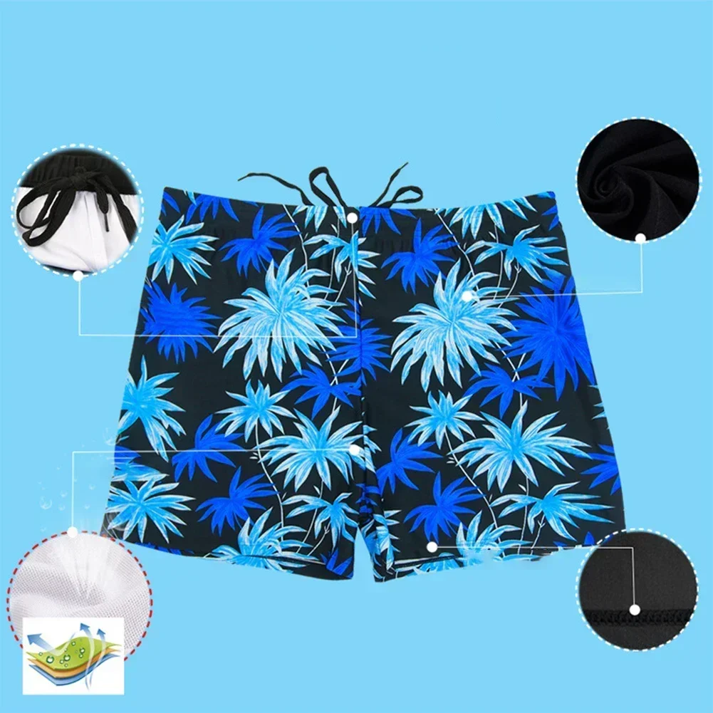 

Coconut Print Shorts Red Beach Shorts 10 Spandex Material 90 Polyester Fabric Brand New Condition Beach Outing