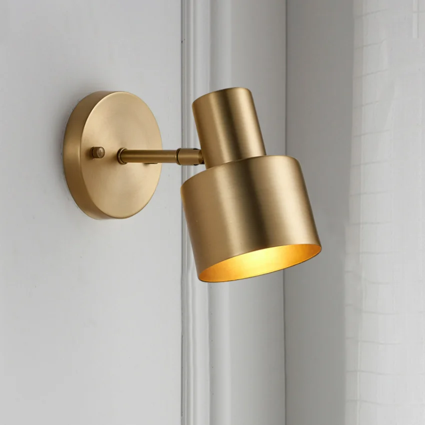 Gold Modern LED Wall Lamps Vintage Home Lighting Living Room Bedroom Decoration Bathroom Vanity Light Fixture Wall Mount Lamps