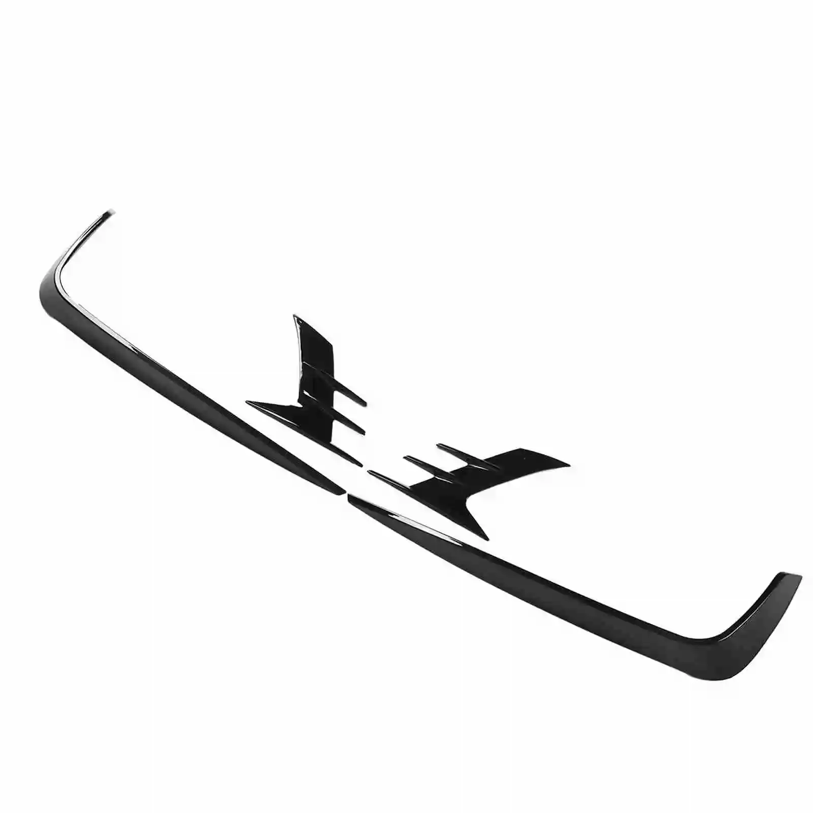 

4 шт. глянцевая черная накладка на передний бампер, противотуманная фара для бровей (сменный тип) — для Accord 10-го поколения 2018–2022 — прочный