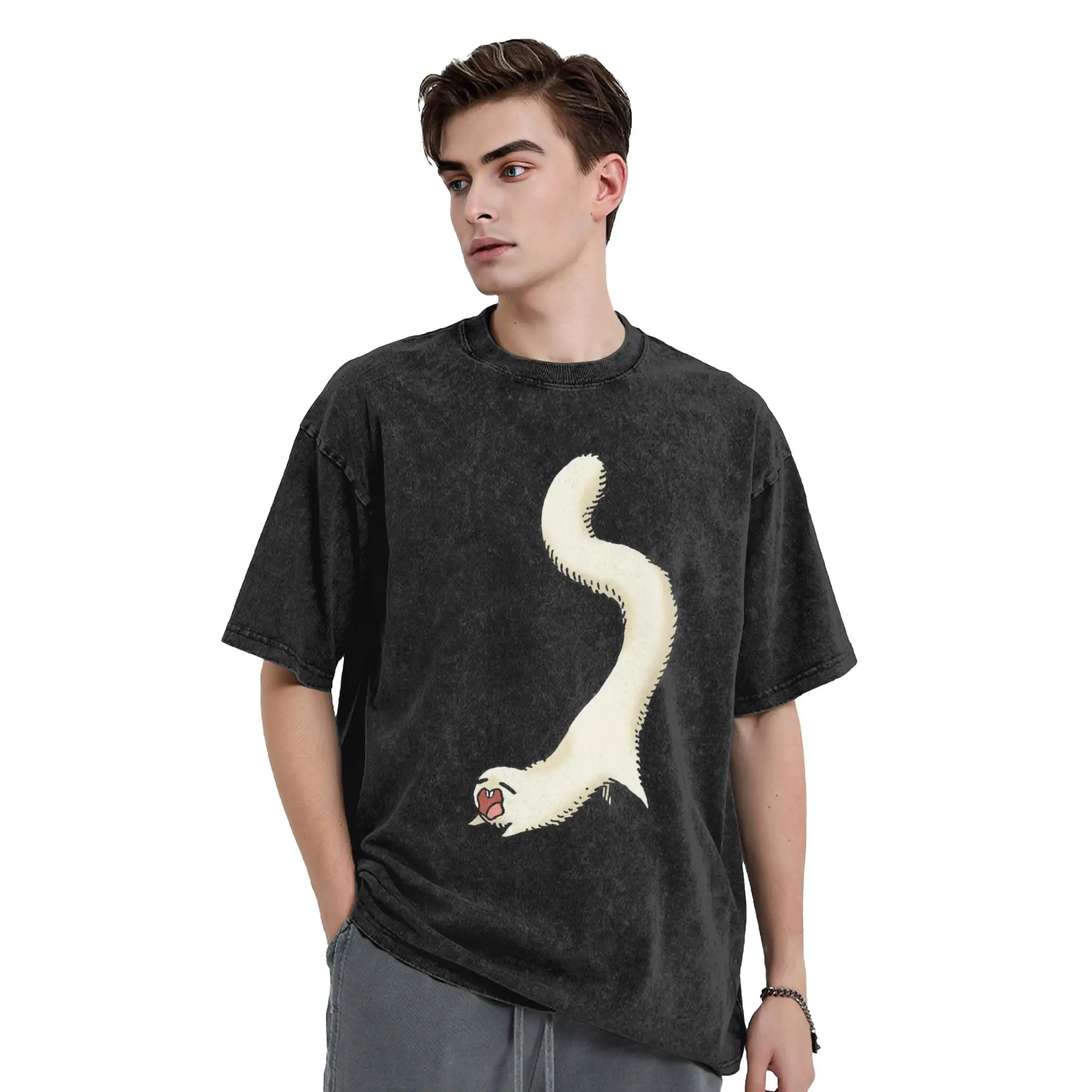 Brushbuddy Witch Hat Atelier Anime Washed T Shirt Streetwear T-Shirt  Tee Shirt Men Women Cotton Oversize Graphic Printed