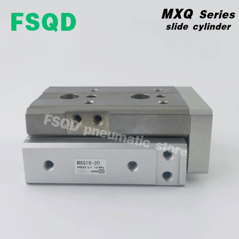 air slide table cylinder pneumatic component tool MXQ16 MXQ20-10 20 30 40 50 75 100 125 150 A AT AS B BT BS MXQ series