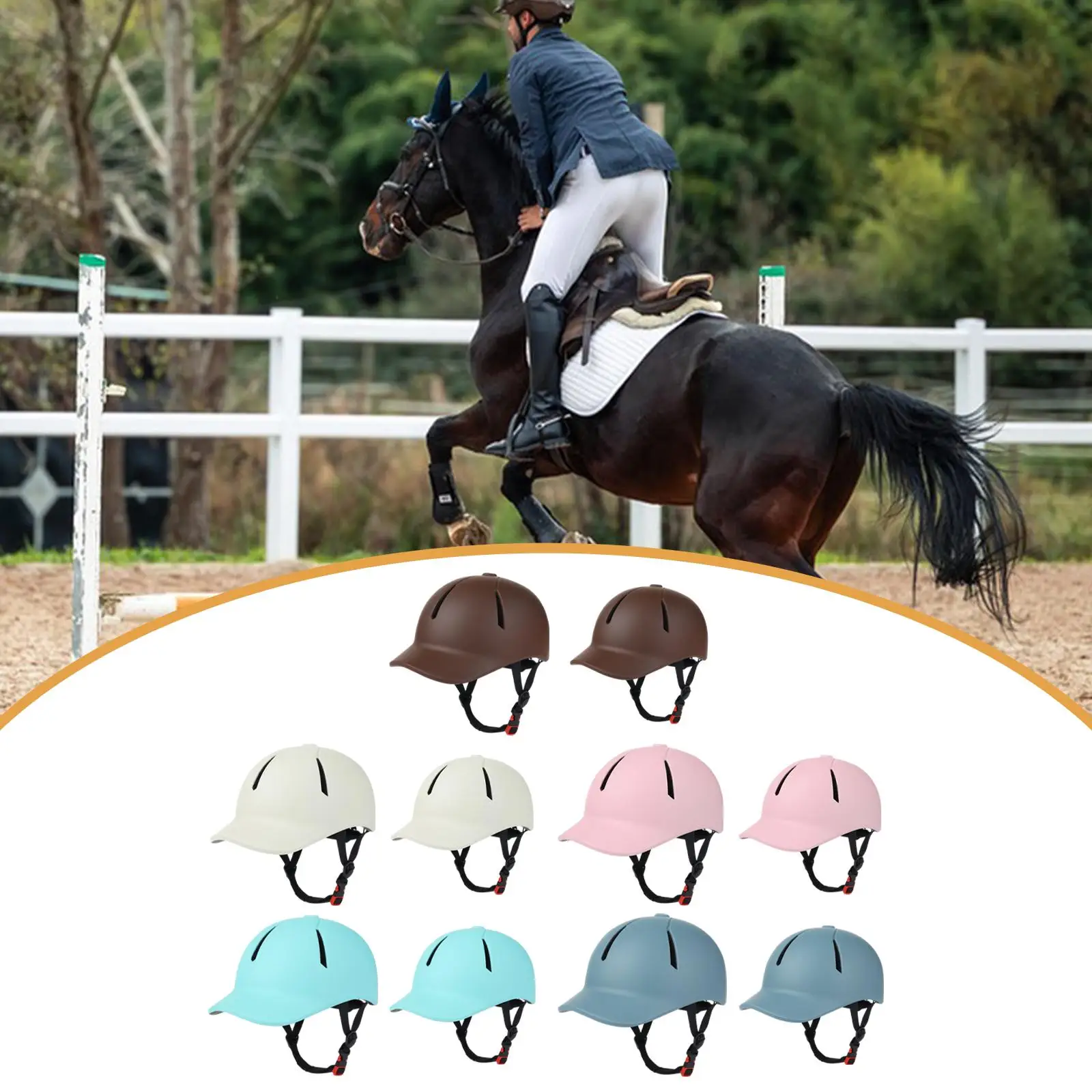 馬用ヘルメット-通気性調整可能-乗馬用帽子-安全キャップ-自転車-ロードサイクリング-スポーツ用品用