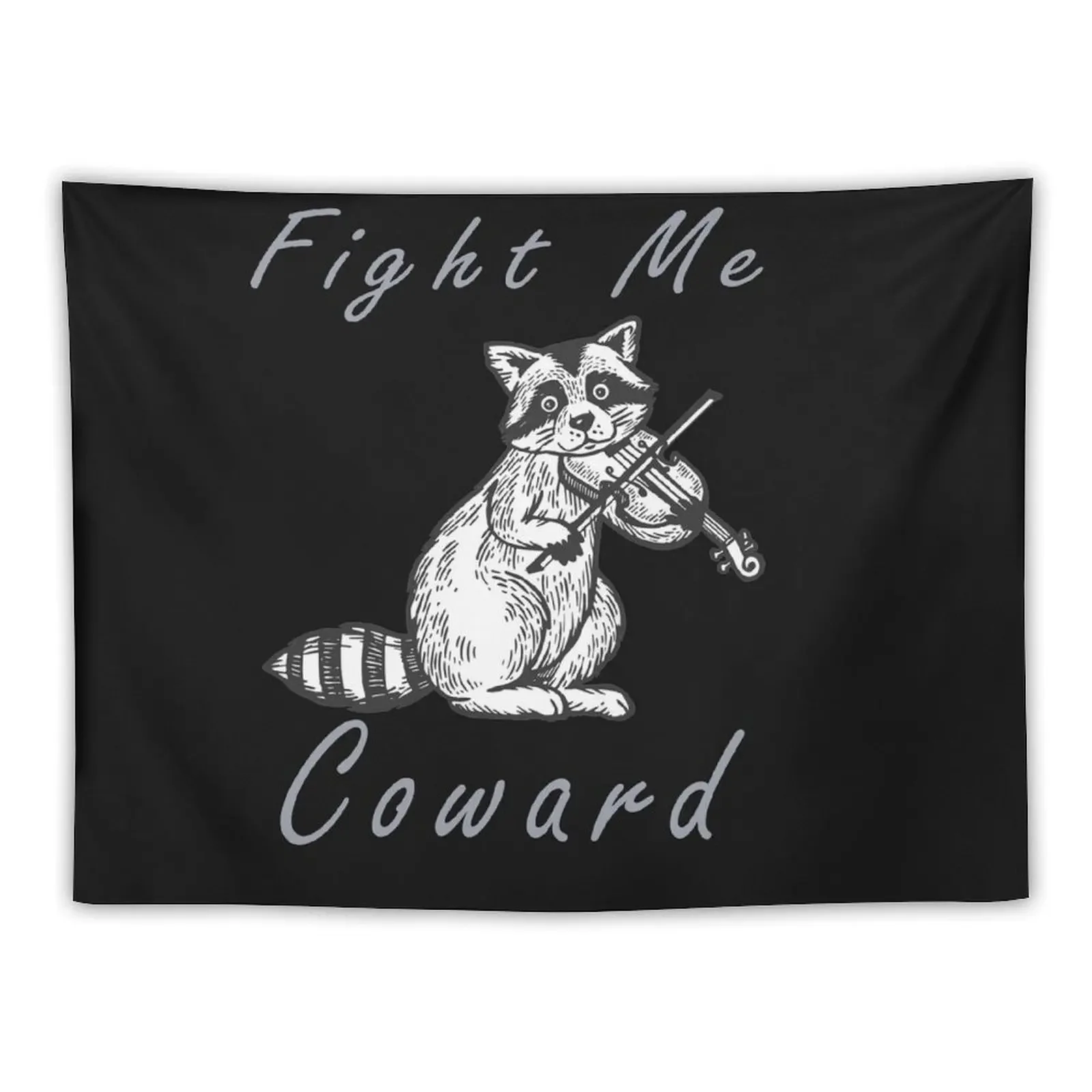 Fight Me Coward Tapestry Decor For Room Decorations For Room Wall Hanging Home Supplies Tapestry